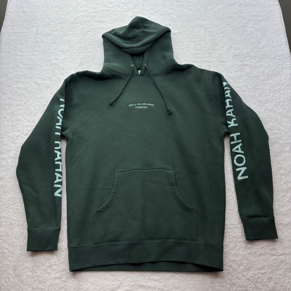 Noah Kahan We'll All Be Here Forever Tour Hoodie Forest Green Mens Large